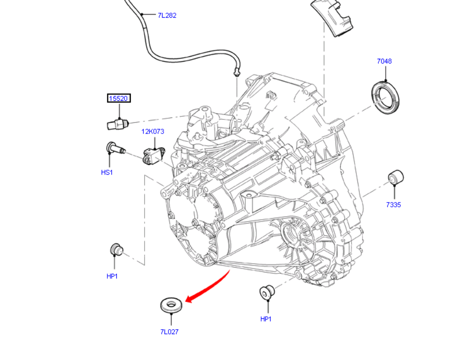 Reverse Light Switch to suit FWD 6 Speed VMT6 VM / VO Ford Transit CM5T15520BA / 1805255