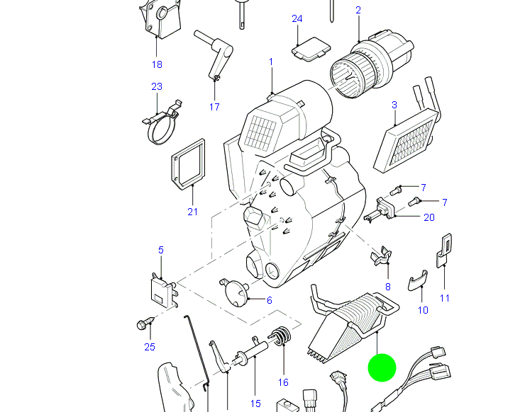 1C1H19850AB Air Con Evaporator To suit Ford Transit VH/ VJ 2000-2006