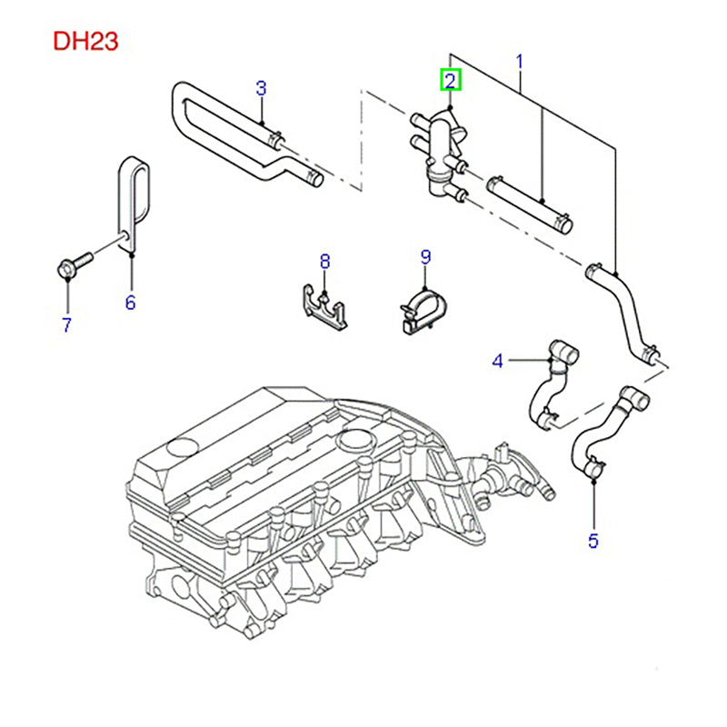 Heater Control Tap to suit VG / VH Ford Transit F87H18495AA / 3040686