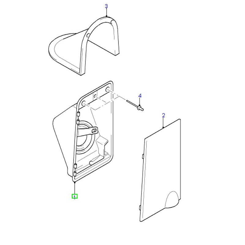 Fuel Filler Housing To Suit Ford Transit VH / VJ / VM / VO YC15V27936AK / 4442912