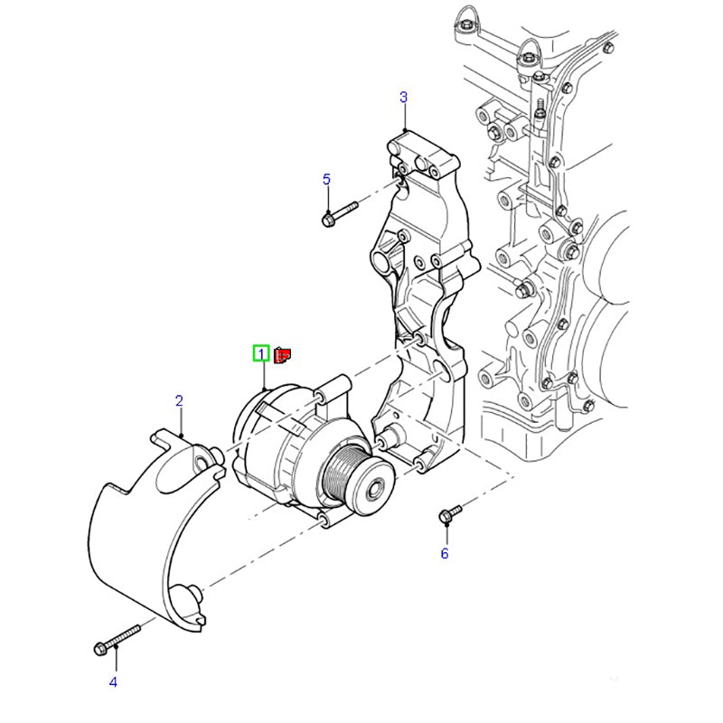 Alternator to suit VH VJ 2.4 RWD Ford Transits 2C1T10300BA /4461712