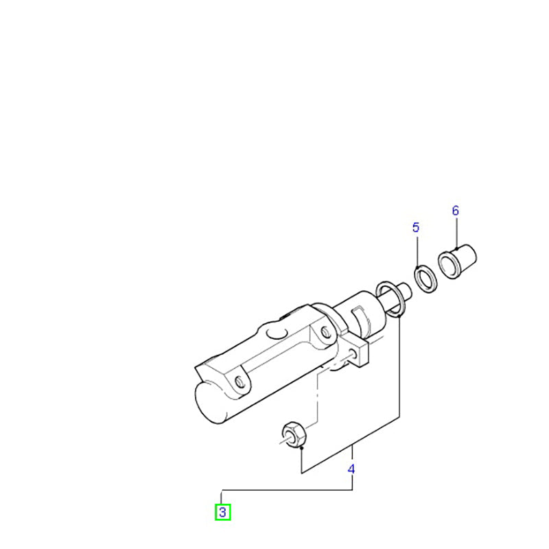 Brake Master Cylinder Assembly No Abs To Suit Ford Transit VH / VJ YC152K478AB / 4525694
