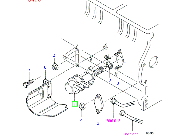 Fuel Lift Pump with includes o-ring to suit Ford Transit VG 1990-2000 954F9350AC 1035875