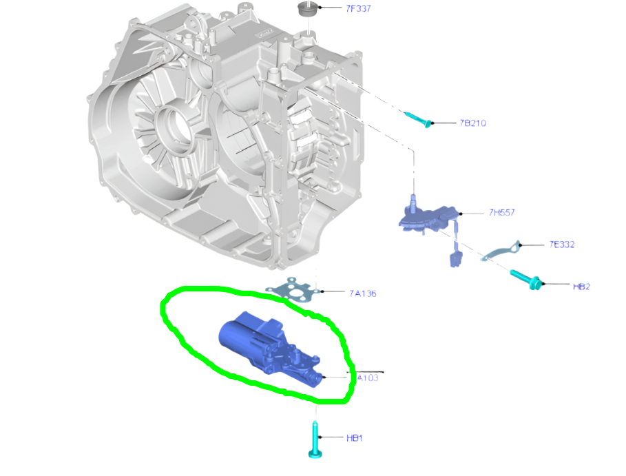 Genuine Oil Pump Start Stop Ford Transit VN Custom and VO 2174346 / GK2Z7A103B