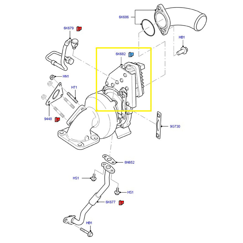 Turbo Charger Waste Gate Actuator to suit VM 2.4L RWD Ford Transit and Land Rover Defender for 752610-5013S