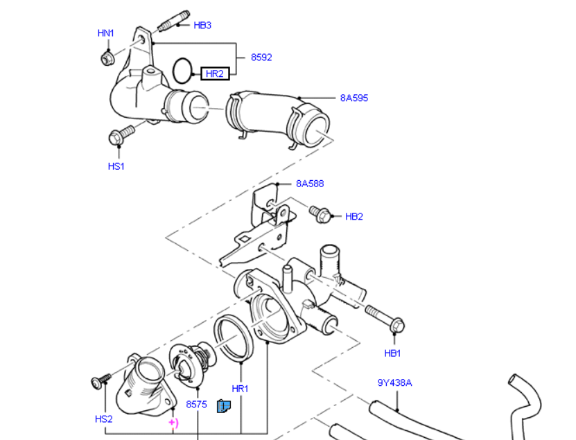 Front Coolant Pump Sealing O-Ring To Suit Ford Transit VH / VJ / VM / VO 1098190 / W706722S300