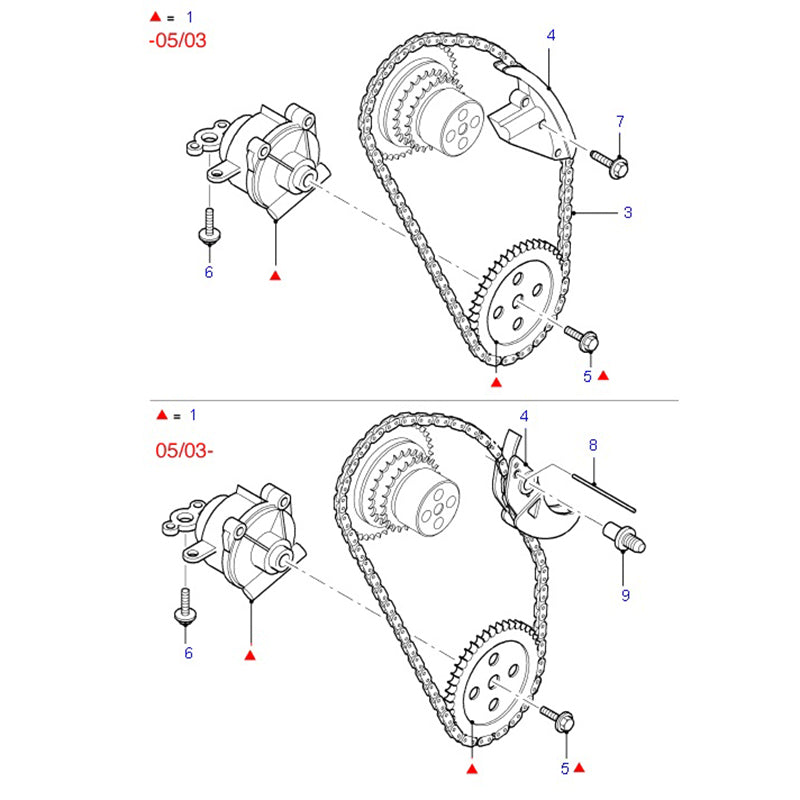 Genuine Oil Pump Assembly to suit 2.4L VH / VJ / VM Ford Transit and R ...