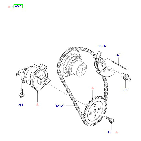 Genuine Oil Pump Assembly to suit 2.4L VH / VJ / VM Ford Transit and R ...
