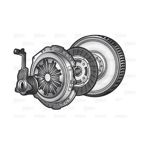 4C117540DB Single Mass Complete Clutch Kit for 6 Speed MT82 including Single Mass Flywheel and Concentric Slave Cylinder to suit VM Transit 2.4L RWD