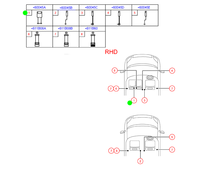 6C11V61202EB Front Passenger Seatbelt Buckle To suit Ford Transit VM 2006-2014