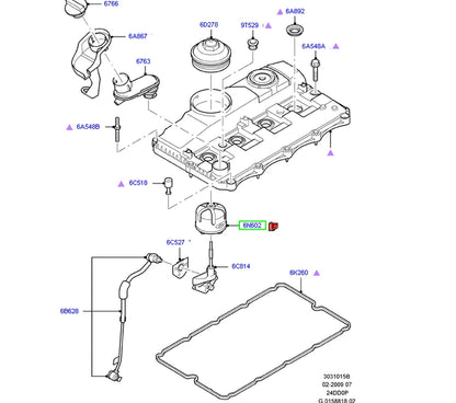 Ford Transit Centrifugal Oil Filter 1372808 6C1Q-6N602-BA