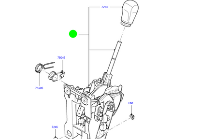 6C1R7C453EB Genuine Ford 5 Speed Gear Shift Stick Selector Mechanism To suit Ford Transit VM 2006-2014 FWD 2.2L