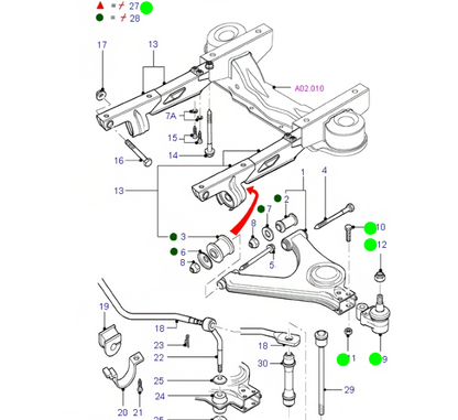 92VX3K209AA Ball Joint Kit to suit VG Ford Transit 1992-2000