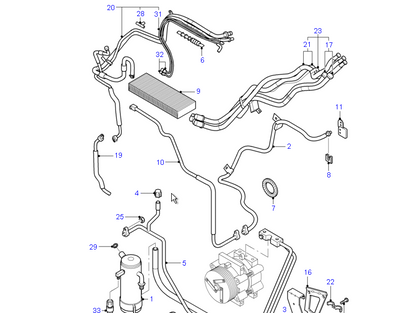 Air Con Regulator Injector Nozzle Expansion Valve Ford Transit E59H19D990AA / 3856040