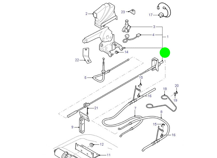 YC152A793CE Hand Brake Cable To suit Ford Transit VH/VJ/VM 2000-2014