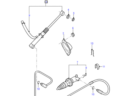 Genuine Clutch Master Cylinder to suit VH / VJ 2000-2006 Ford Transit YC15-7A543-AG / 4385372
