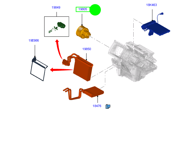 AV6N18456DA – Blower Motor to suit Ford Focus & Kuga